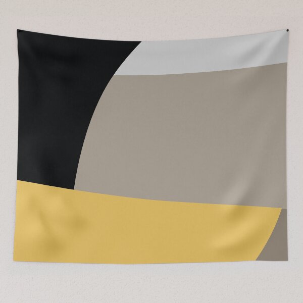 Item preview, Mid Century Modern Vintage Inspired Colorfield Geometric Abstract Poster designed and sold by pollylopsicle.