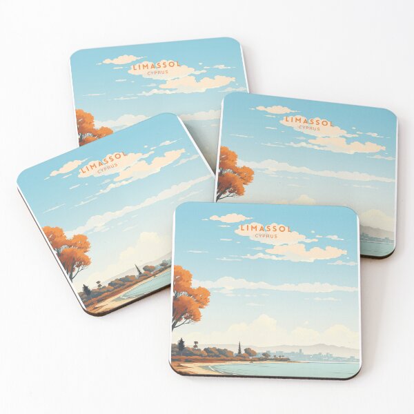 Item preview, Limassol Cyprus Coastal Bliss designed and sold by NeuralVibe.