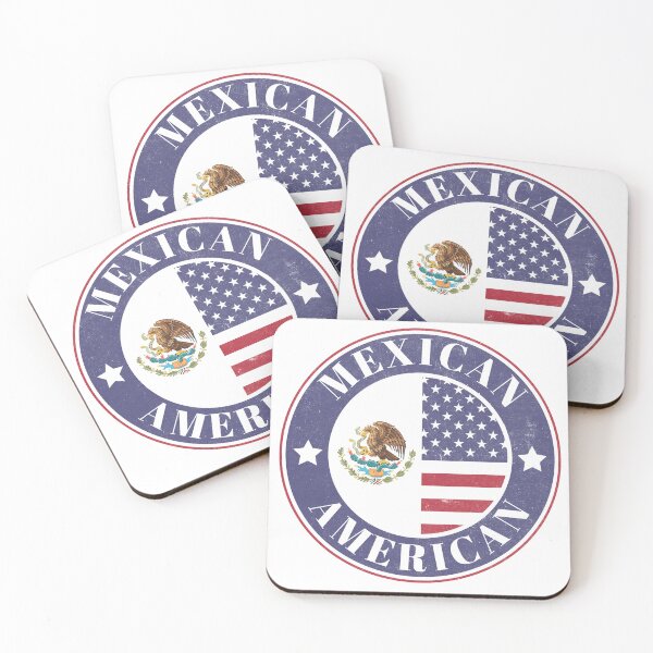 Item preview, Proud Mexican-American Badge - Mexico Flag designed and sold by chrisrivait.