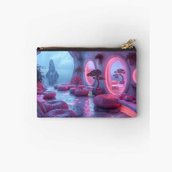 Item preview, Futuristic Watermelon Lounge designed and sold by aiperfectworld.