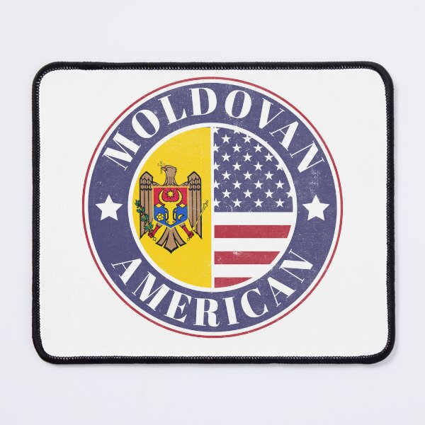 Item preview, Proud Moldovan-American Badge - Moldova Flag designed and sold by chrisrivait.