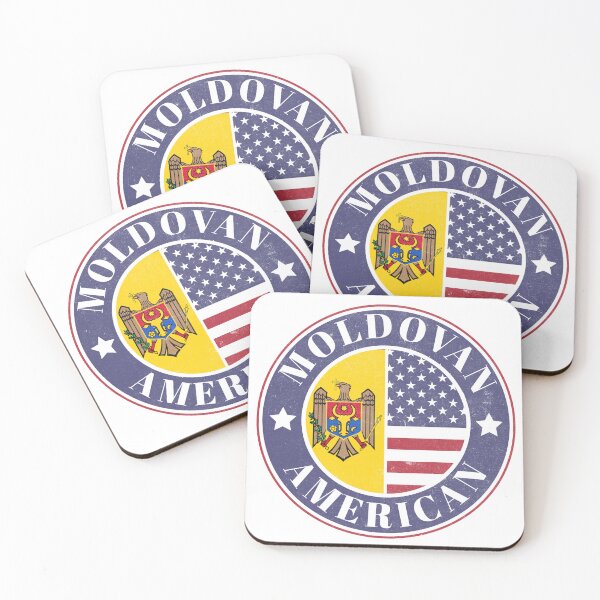 Item preview, Proud Moldovan-American Badge - Moldova Flag designed and sold by chrisrivait.
