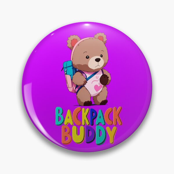 Item preview, Backpack Buddy with A Cute Bear Fun Design T-Shirt designed and sold by WitMeme.