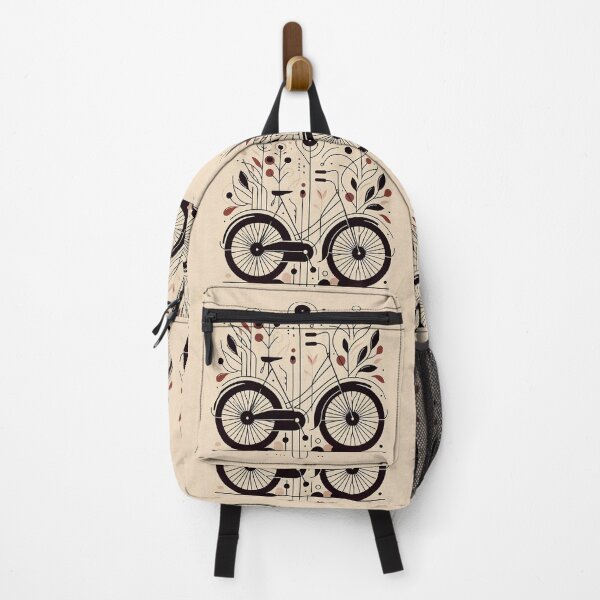 Item preview, Bicycle Among Leaves | Flowers | Minimalist Art | Linear Illustration designed and sold by GOATMATCH.