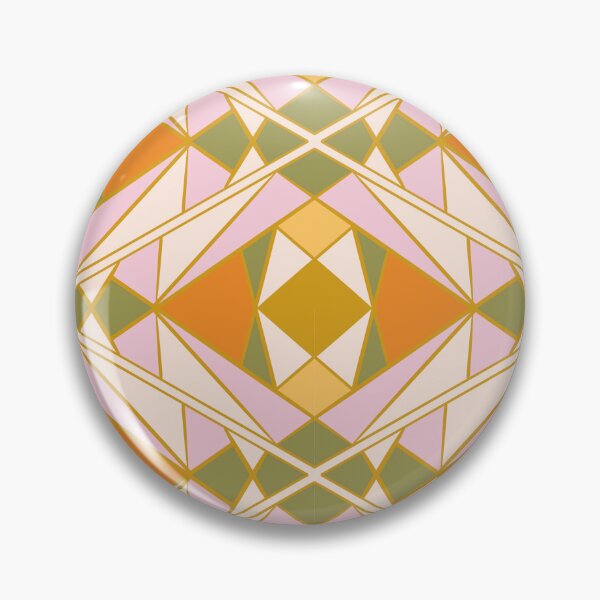 Item preview, Warm tones diamond geometry designed and sold by KaroLeenaDesign.
