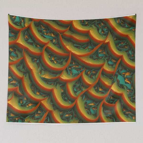 Item preview, Geometric Wavescape designed and sold by JulanCreaHub.