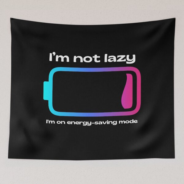 Item preview, Sarcasm Loading... I'm Not Lazy Big | Originality | Sarcasm Design designed and sold by LuxWallDigital.