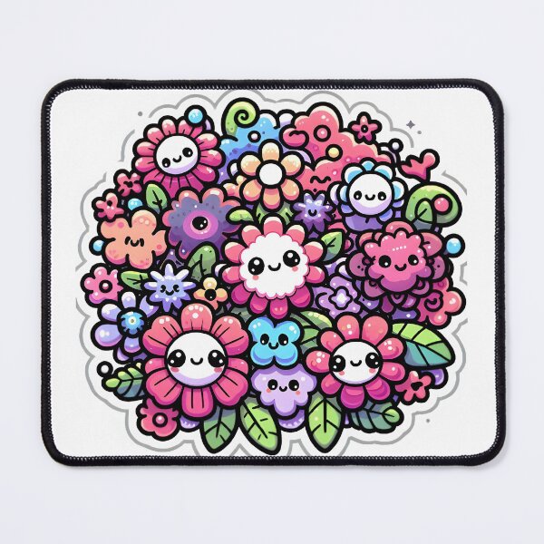Item preview, Flower Floral Crown Heart Kawaii Character designed and sold by ArtKae.