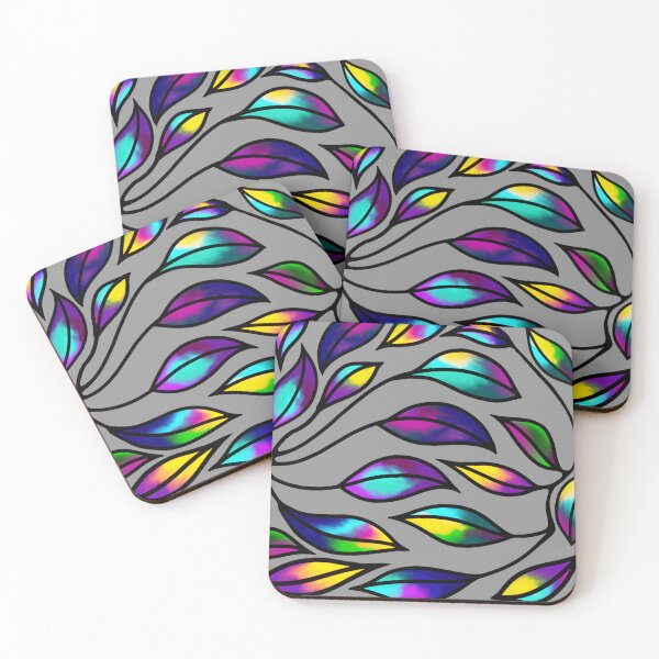 Item preview, Stained Glass Leaves III designed and sold by lezell.
