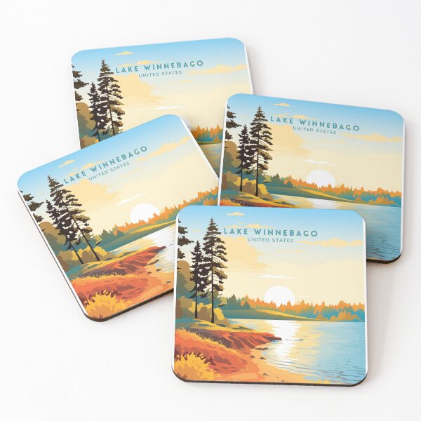 Item preview, Lake Winnebago USA Tranquil Waters designed and sold by NeuralVibe.