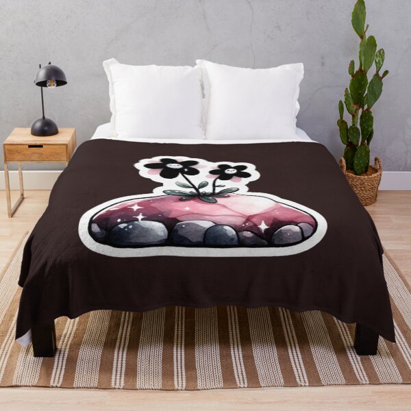 Item preview, Black Flower Growing from Pink Rock designed and sold by Nanthanon.
