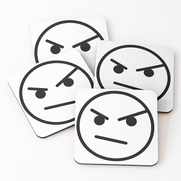Item preview, angry face designed and sold by PablozShop.