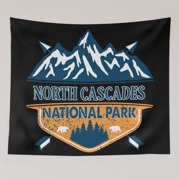Item preview, North Cascades National Park designed and sold by graphic-map.