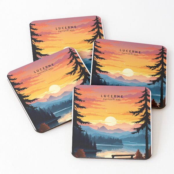 Item preview, Lucerne Switzerland Alpine Charm designed and sold by NeuralVibe.