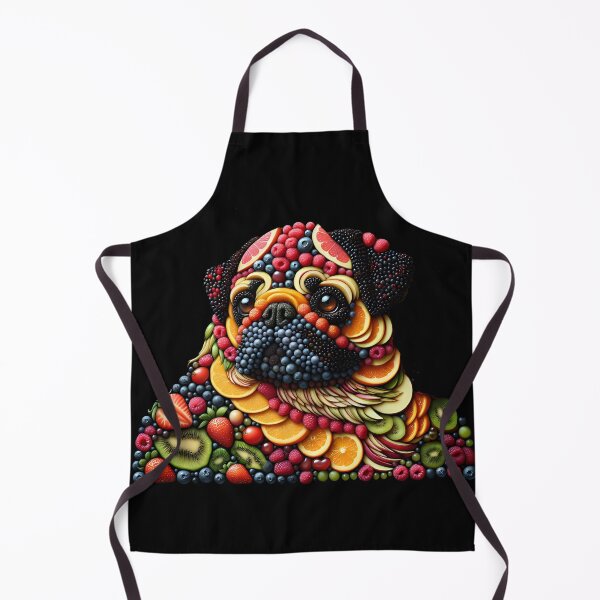 Item preview, Dog... Pug... Fruits... 001... (A.I.) designed and sold by AtelierFafard.