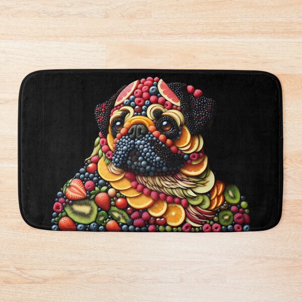 Item preview, Dog... Pug... Fruits... 001... (A.I.) designed and sold by AtelierFafard.