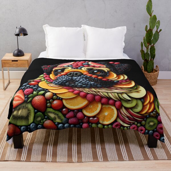 Item preview, Dog... Pug... Fruits... 001... (A.I.) designed and sold by AtelierFafard.