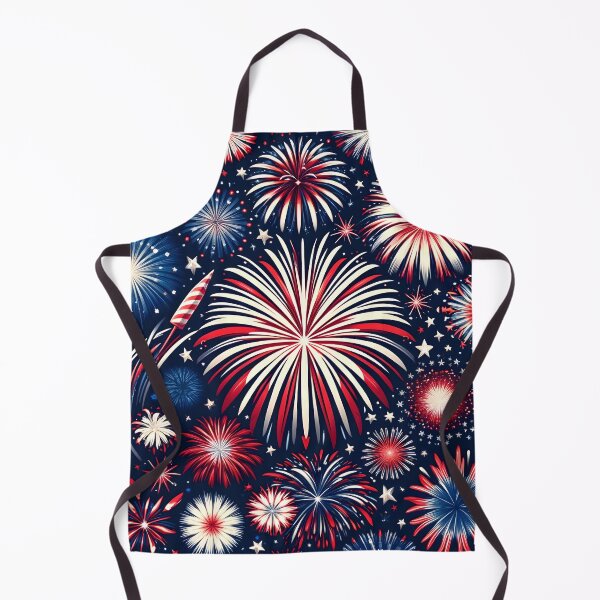 Item preview, 4th of July Fireworks Pattern Patriotic Red, White, and Blue Design designed and sold by StickaTime.