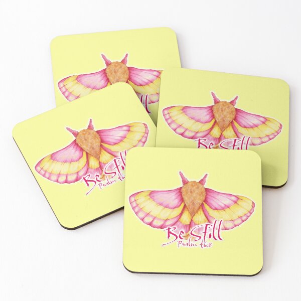 Item preview, Be Still, Rosa Moth designed and sold by Gryffin Graphix.