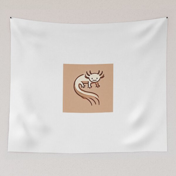 Item preview, Minimalist Axolotl Modern Design designed and sold by RetroPop23.