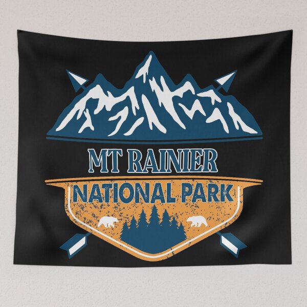 Item preview, Mt Rainier National Park designed and sold by graphic-map.