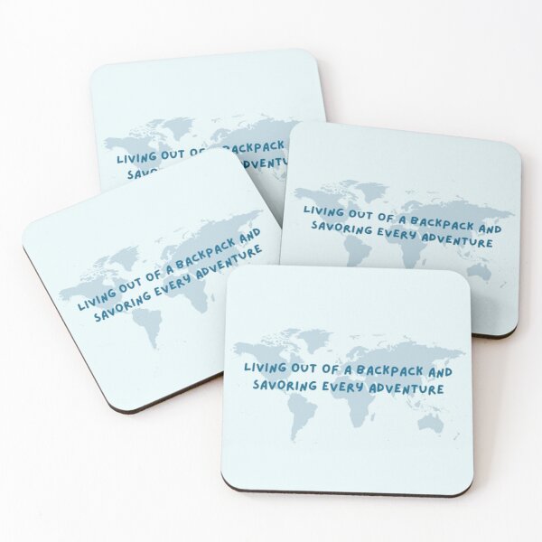 Item preview, Living out of a backpack and savoring every adventure designed and sold by AdventureLoveG.