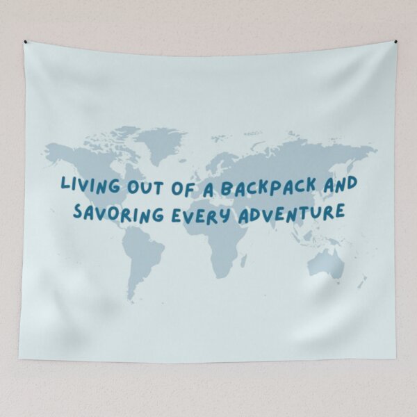 Item preview, Living out of a backpack and savoring every adventure designed and sold by AdventureLoveG.