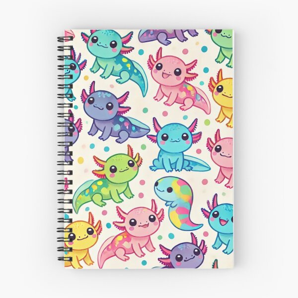 Item preview,  Colorful Mini Axolotl Pattern designed and sold by RetroPop23.