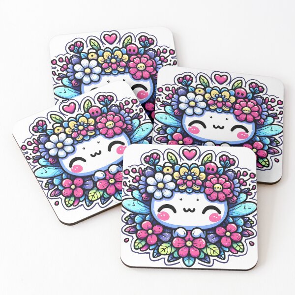 Item preview, Heart Hugged by Kawaii Floral Delight designed and sold by ArtKae.
