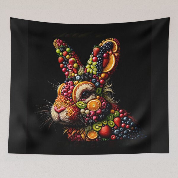 Item preview, Rabbit... Fruits... 001... (A.I.) designed and sold by AtelierFafard.