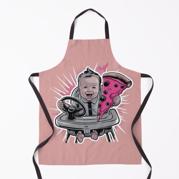 Item preview, Baby Driving holding a pizza designed and sold by Pizzarito Pizzolo.