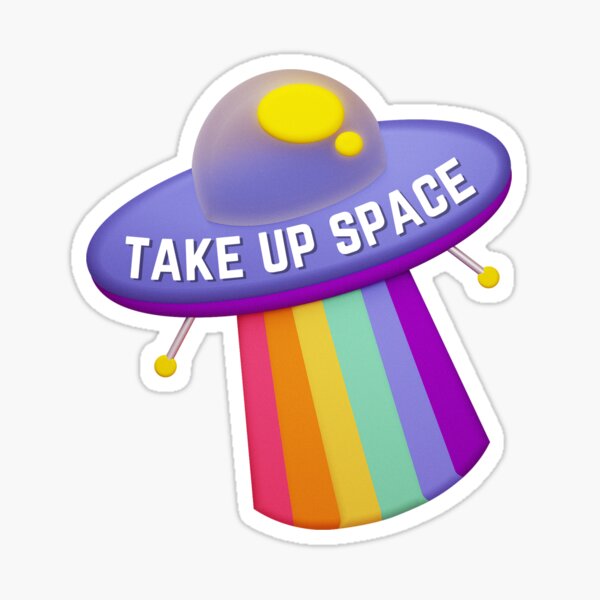 Item preview, Take Up Space Subtle Pride Flag designed and sold by AlpsCreativeCo.