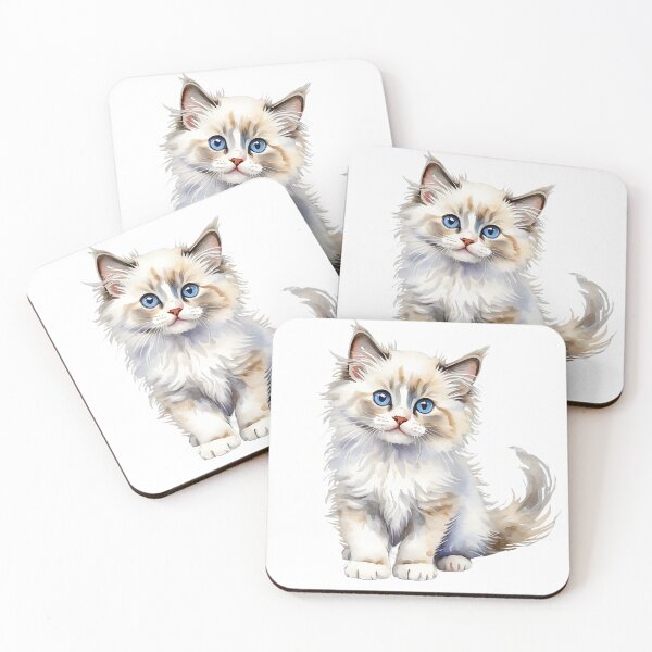 Item preview, Ragdoll Kitten Digital Art designed and sold by tonyartprints.