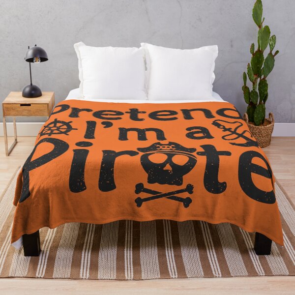 Item preview, Pretend i'm a Pirate Funny halloween Quote designed and sold by RayanPod.