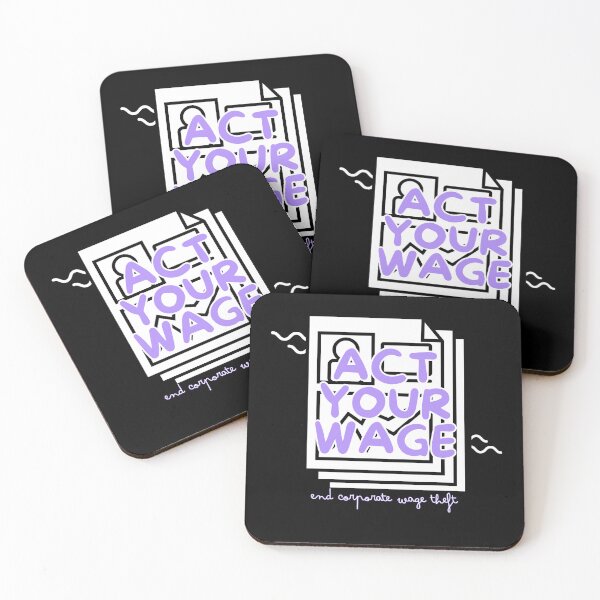 Item preview, act your wage - purple designed and sold by nelliclaire.