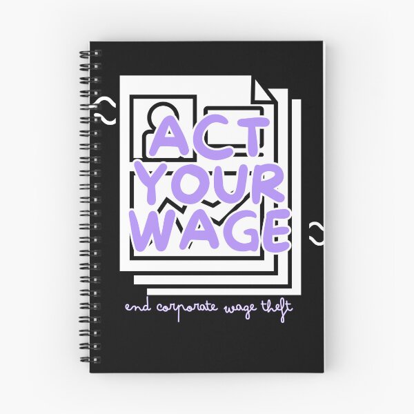 Item preview, act your wage - purple designed and sold by nelliclaire.