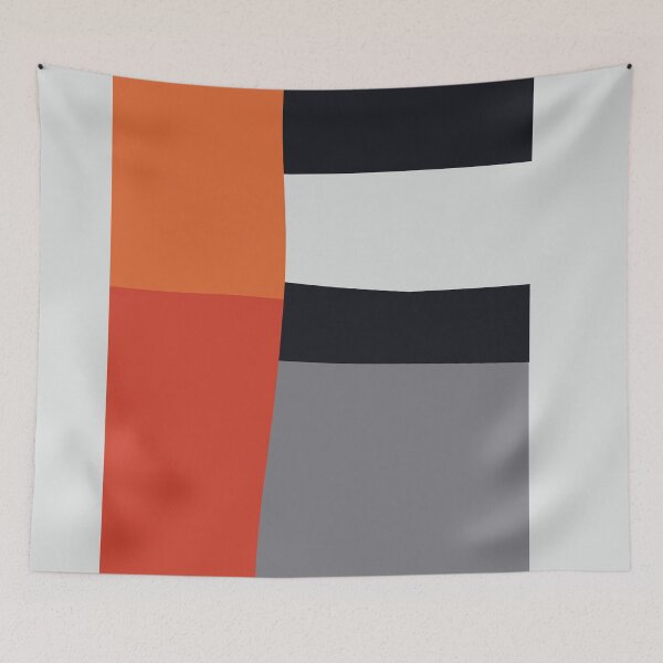 Item preview, Mid Century Modern Vintage Inspired Colorfield Geometric Abstract Poster designed and sold by pollylopsicle.