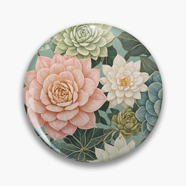 Item preview, Pastel Succulent Bliss: Serene Succulent Plant Design designed and sold by Lizetteh.