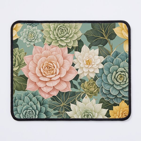 Item preview, Pastel Succulent Bliss: Serene Succulent Plant Design designed and sold by Lizetteh.