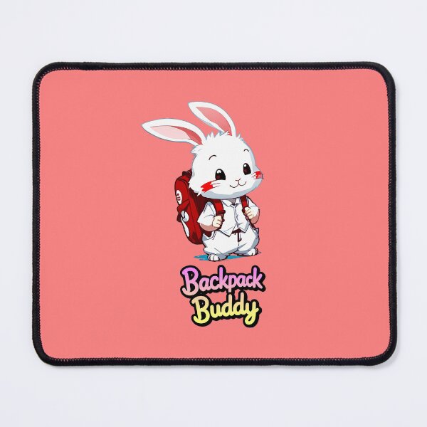 Item preview, Backpack Buddy with A Cute Bunny Fun Design T-Shirt designed and sold by WitMeme.