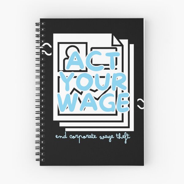 Item preview, act your wage blue designed and sold by nelliclaire.