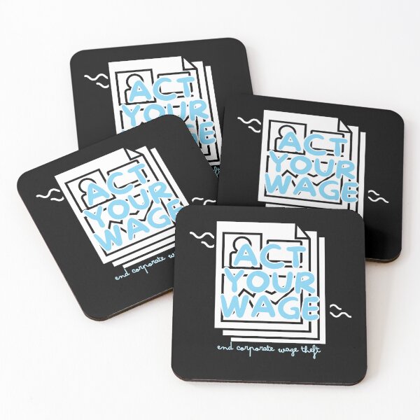 Item preview, act your wage blue designed and sold by nelliclaire.