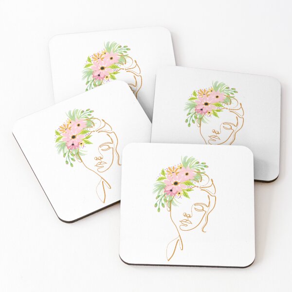Item preview, Mujer con flores en el pelo designed and sold by okmultimedia.
