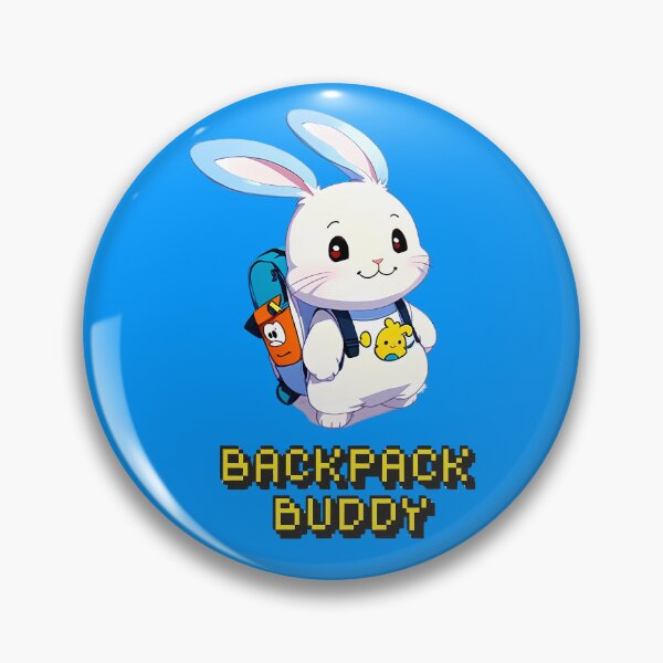 Item preview, Backpack Buddy with A Cute Bunny Fun Design T-Shirt designed and sold by WitMeme.