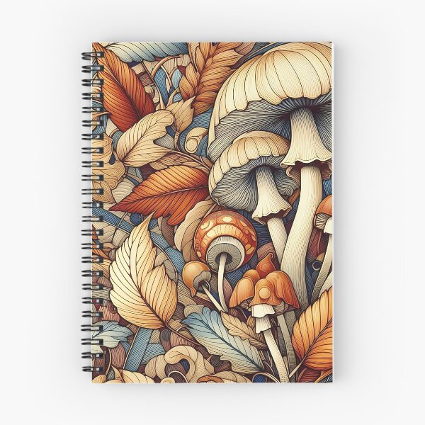 Item preview, Autumn Mushrooms designed and sold by NeffeliesStuff.