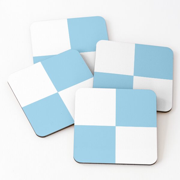 Item preview, BABY BLUE and WHITE LARGE CHECKERS  designed and sold by RachelMacht.
