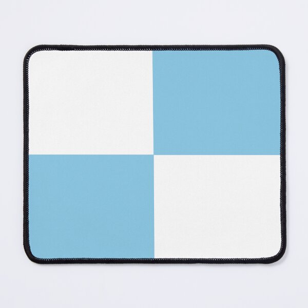 Item preview, BABY BLUE and WHITE LARGE CHECKERS  designed and sold by RachelMacht.