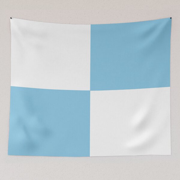 Item preview, BABY BLUE and WHITE LARGE CHECKERS  designed and sold by RachelMacht.