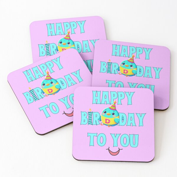 Item preview, Happy Birdday to Me - Cute Bird Birthday designed and sold by Funny-Banana.