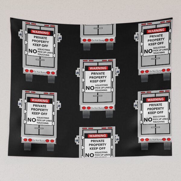 Item preview, Warning - Private Property Keep Off - No Soliciting and More designed and sold by signshirtz.